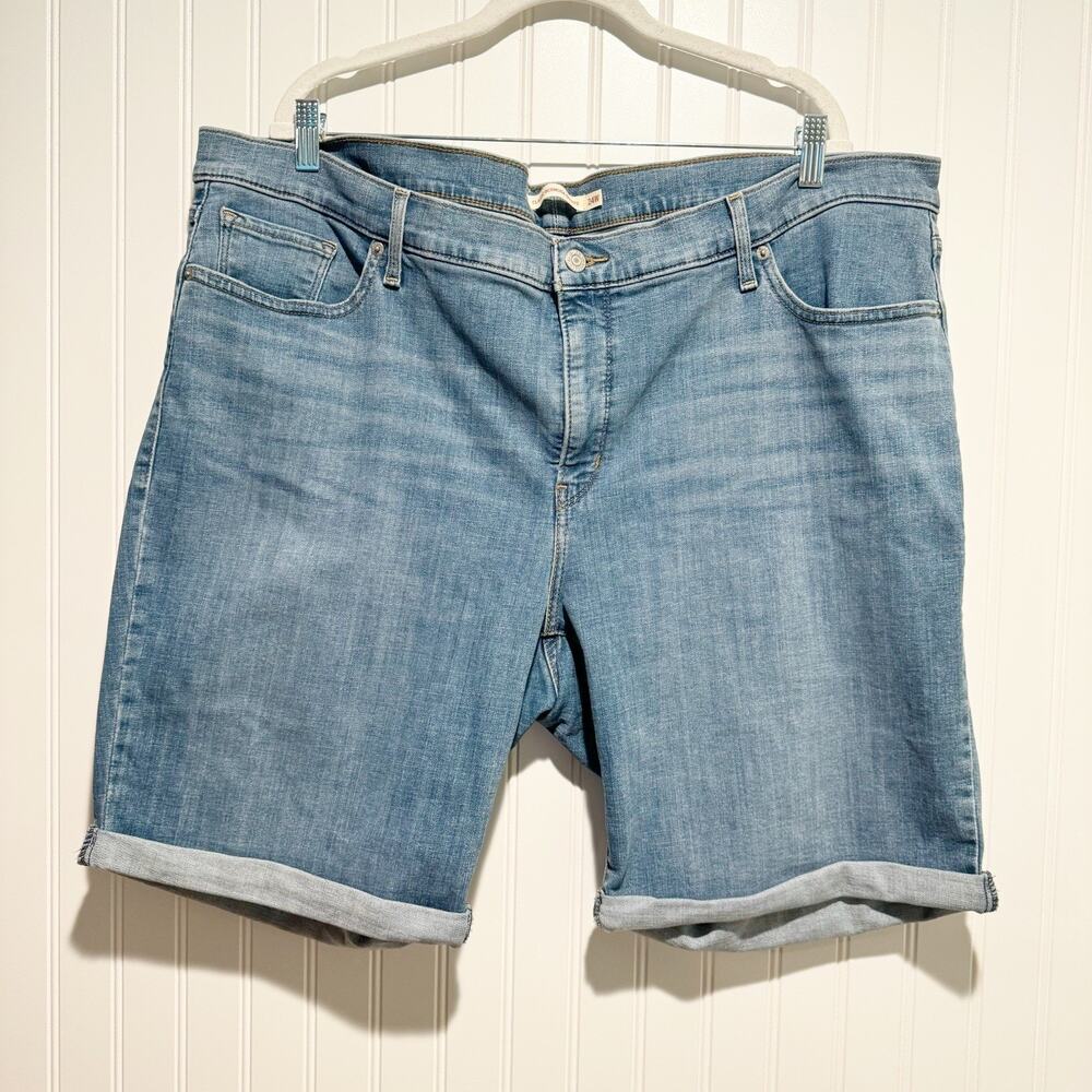 Levi's Classic Bermuda Light Blue Denim Shorts